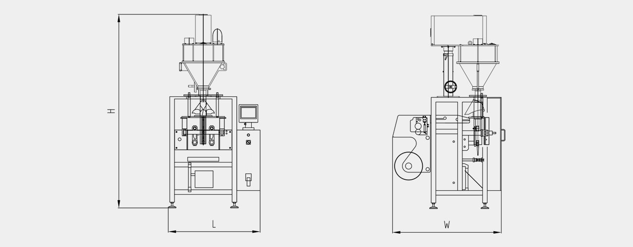 full automstic packer drawing